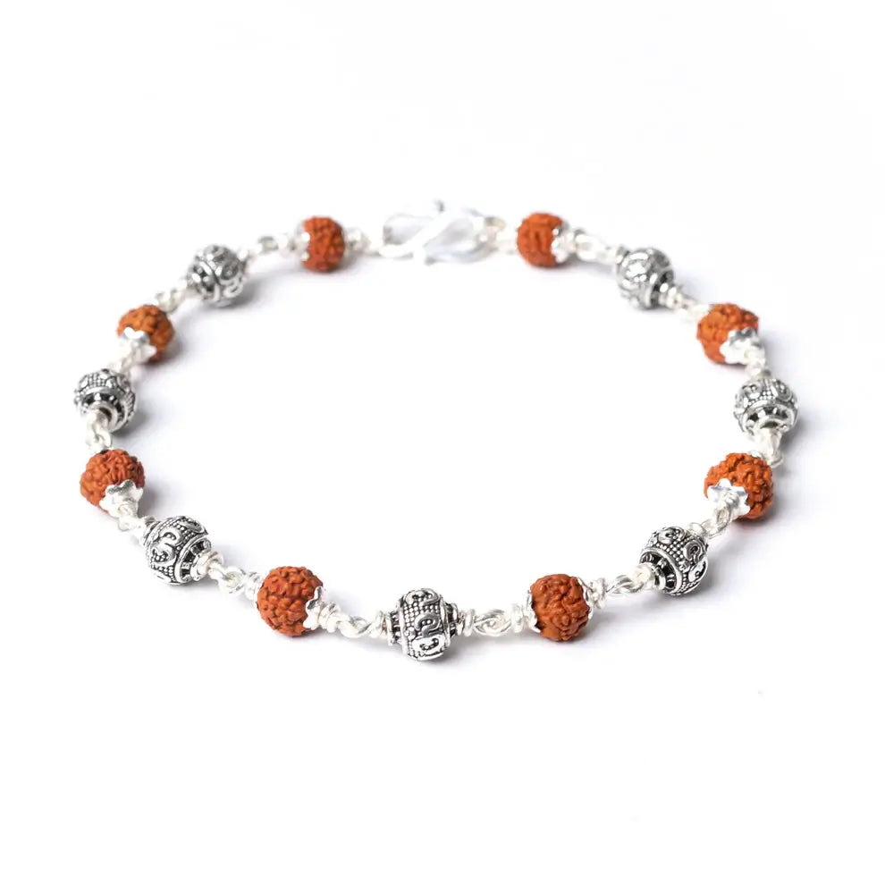 SILVER RUDRAKSH BRACELET