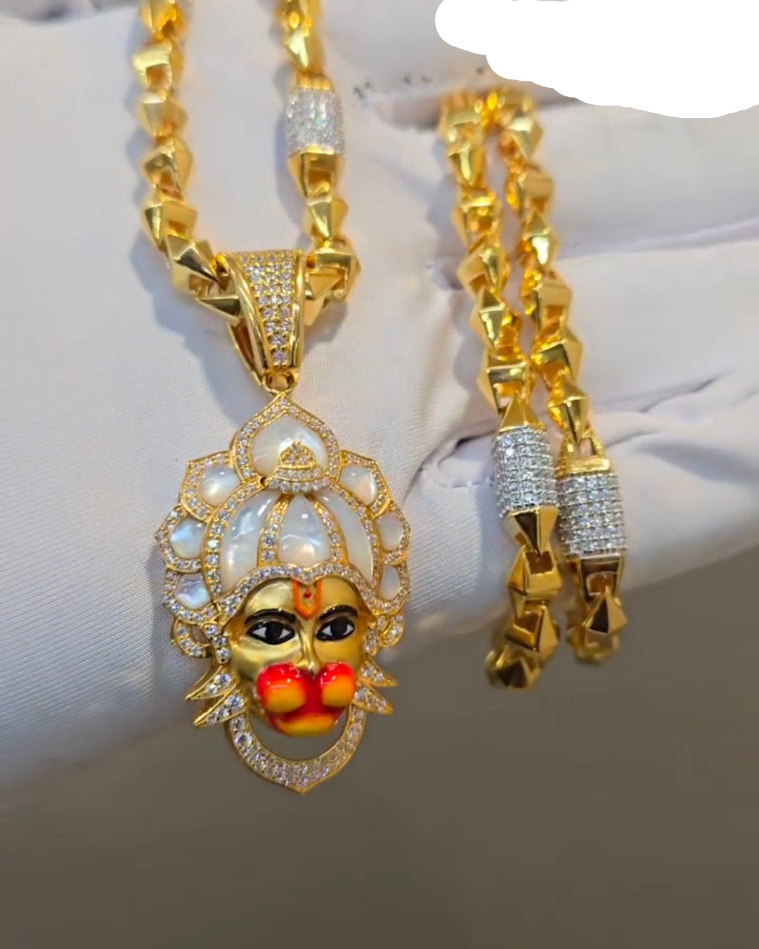 HANUMAN JI GOLD MALA
