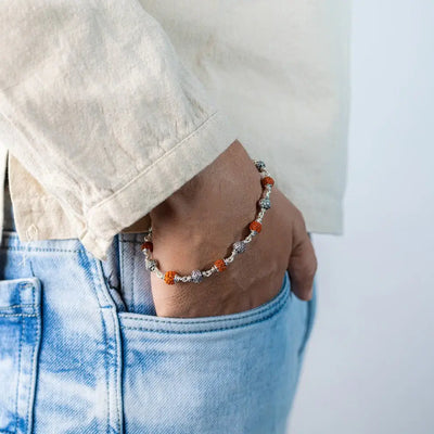 SILVER RUDRAKSH BRACELET