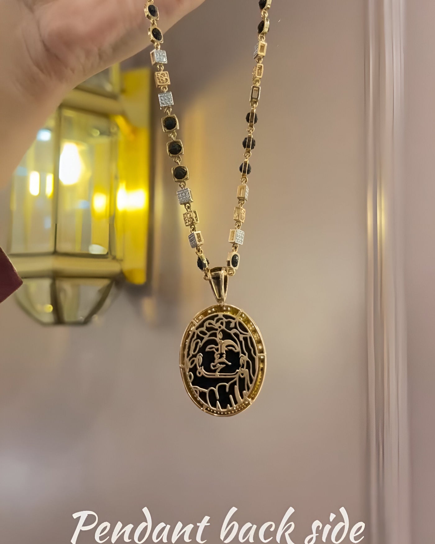 OM Rudraksh Chain Pandant